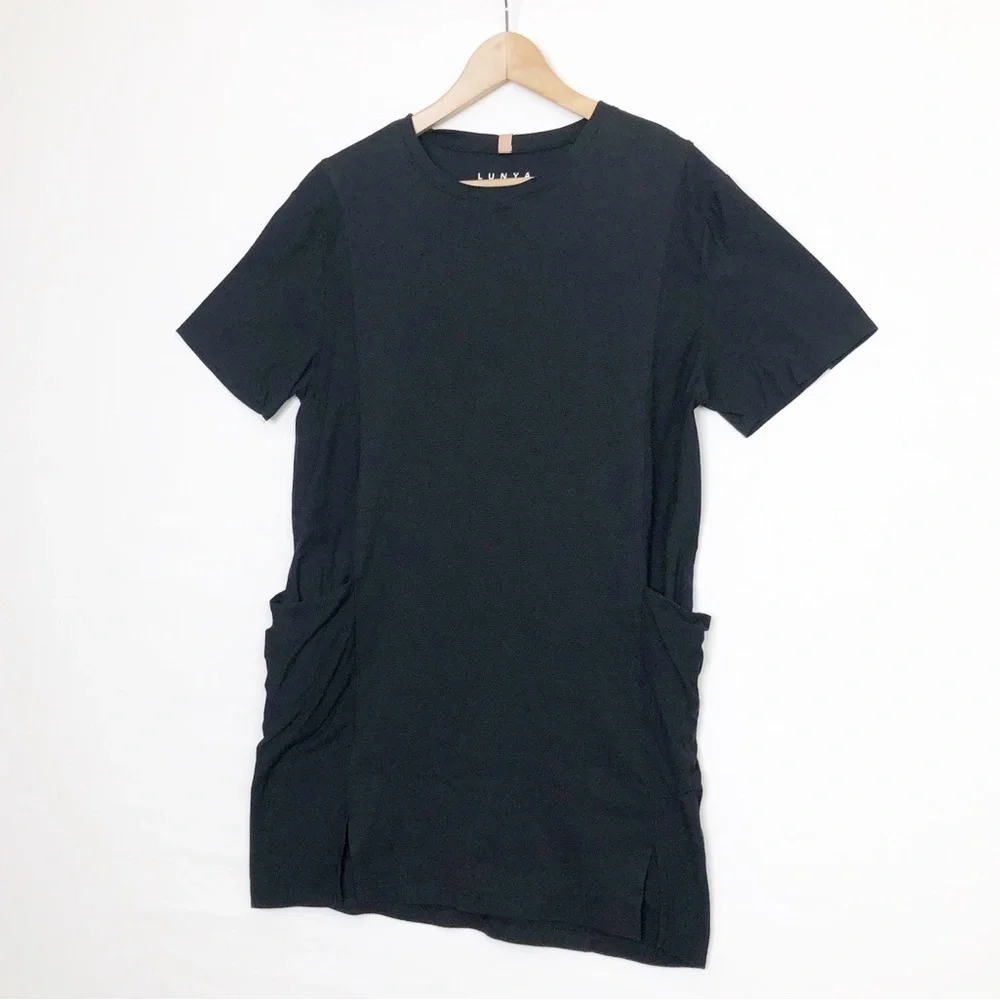Lunya Black mini dress